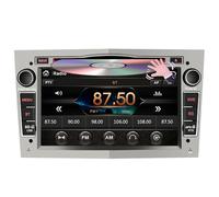 AWESAFE Radio Coche 7 Pulgadas con Pantalla Táctil 2 DIN para Opel, Autoradio con Bluetooth/GPS/FM/RDS/CD DVD/USB/SD, Apoyo Mandos Volante, Mirrorlink y Aparcamiento (Gris)