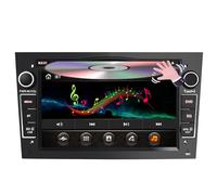 AWESAFE Radio Coche 7 Pulgadas con Pantalla Táctil 2 DIN para Opel, Opel Autoradio con Bluetooth/GPS/FM/RDS/CD DVD/USB/SD, Apoyo Mandos Volante, Mirrorlink y Aparcamiento (Negra)