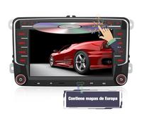 AWESAFE Radio Coche 7 Pulgadas con Pantalla Táctil 2 DIN para Volkswagen, Autoradio para VW Passat Seat Golf Skoda y etc. con Bluetooth/GPS/FM/RDS/CD DVD/USB/SD/RCA, Apoyo Mandos del Volante