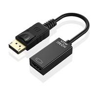 Aweskmod Adaptador Displayport a HDMI, cable displayport a hdmi unidireccional Adaptador DP to HDMI (macho to hembra cable) Resolución 4K 1080P HDTV Convertidor para ThinkPad/HP/PC/proyector/TV espejo