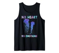 Awesome Cute UnderWater Fish no heart no emotions JellyFish Camiseta sin Mangas