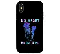 Awesome Cute UnderWater Fish no heart no emotions JellyFish Carcasa para iPhone X/XS