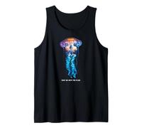 Awesome Cute Underwater Fish Sea Just Go with Flow Jellyfish Camiseta sin Mangas
