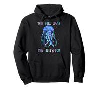 Awesome Cute Underwater This Girl Loves Her Jellyfish Sudadera con Capucha