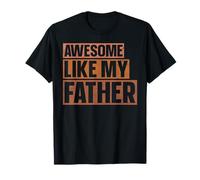 Awesome Like Father Black Dad Dope Camiseta