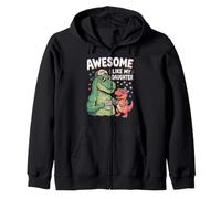 Awesome Like My Daughter Dinosaurio T-Rex Papá Día del Padre Sudadera con Capucha