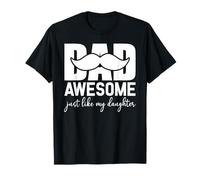 Awesome Like My Daughter Men Funny Fathers Day Dad Birthday Camiseta