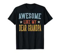 Awesome Like My Dear ABUELLO Día del Padre Retro Grandpa Camiseta