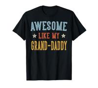 Awesome Like My Grandd-Daddy Día del Padre Retro Grandpa Camiseta