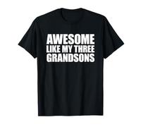 Awesome Like My Three Grandsons Camiseta