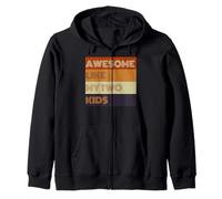 Awesome Like My Two Kids - Camiseta para el día del padre Sudadera con Capucha