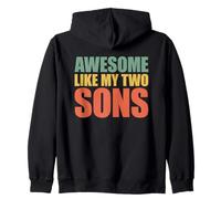 Awesome Like My Two Sons Sudadera con Capucha