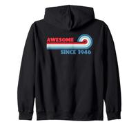 Awesome Since 1946 Sudadera con Capucha