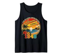 Awesome Since 1948 Vintage Beach Tropical 78th Birthday Camiseta sin Mangas