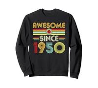 Awesome Since 1950 Classic Year Birth of Birthday Vintage Sudadera