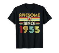 Awesome Since 1955 Classic Year Birth of Birthday Vintage Camiseta