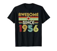 Awesome Since 1956 Classic Year Birth of Birthday Vintage Camiseta
