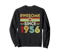 Awesome Since 1956 Classic Year Birth of Birthday Vintage Sudadera