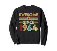 Awesome Since 1964 Classic Year Birth of Birthday Vintage Sudadera