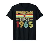 Awesome Since 1965 Classic Year Birth of Birthday Vintage Camiseta