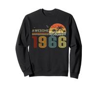 Awesome Since 1966 Men Women Birth of Birthday Years Vintage Sudadera