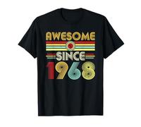 Awesome Since 1968 Classic Year Birth of Birthday Vintage Camiseta