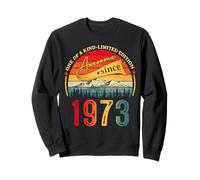 Awesome Since 1973 Vintage Style Born in 1973 Birthday Mens Sudadera