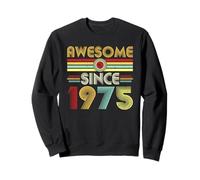 Awesome Since 1975 Classic Year Birth of Birthday Vintage Sudadera