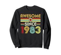 Awesome Since 1983 Classic Year Birth of Birthday Vintage Sudadera