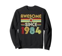 Awesome Since 1984 Classic Year Birth of Birthday Vintage Sudadera
