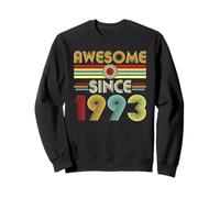 Awesome Since 1993 Classic Year Birth of Birthday Vintage Sudadera