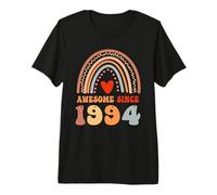 Awesome Since 1994 32nd Birthday Boho Rainbow 32 Years Old Camiseta Premium