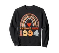 Awesome Since 1994 32nd Birthday Boho Rainbow 32 Years Old Sudadera