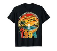 Awesome Since 1994 Vintage Beach Tropical 32nd Birthday Camiseta