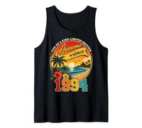 Awesome Since 1994 Vintage Beach Tropical 32nd Birthday Camiseta sin Mangas