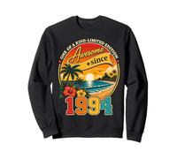 Awesome Since 1994 Vintage Beach Tropical 32nd Birthday Sudadera