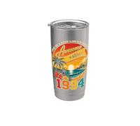 Awesome Since 1994 Vintage Beach Tropical 32nd Birthday Vaso térmico de acero inoxidable de doble pared