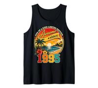 Awesome Since 1995 Vintage Beach Tropical 31st Birthday Camiseta sin Mangas