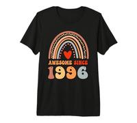 Awesome Since 1996 30th Birthday Boho Rainbow 30 Years Old Camiseta Premium