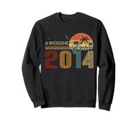 Awesome Since 2014 Men Women Birth of Birthday Years Vintage Sudadera
