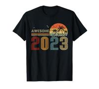 Awesome Since 2023 Men Women Birth of Birthday Years Vintage Camiseta