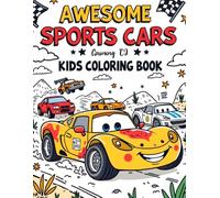 Awesome Sports Cars - Kids Coloring Books