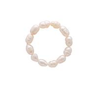 Awesomeonei, Anillos elásticos con Cuentas de Perlas para Mujeres y niñas, Anillos apilables elásticos microajustables, Regalo de San Valentín para Novia