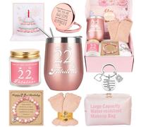 Awfrky Regalos de cumpleaños número 22 para mujeres, caja de regalo para mejores amigas, mamá, esposa, hija, hermana, novia, compañera de trabajo, mejor amiga, mujer única