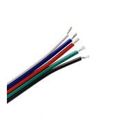 AWG Shielded CNC Wire (en inglés) Cable conector 3528 5050 de 2, 3, 4 y 5 pines, de 5 a 100 m(5pin,20m)