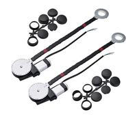 AWGNTQQ Regulador Ventana Kit De Conversión De Elevalunas Eléctrico Universal De 12 V Para 2 O 4 Puertas Con Arnés De Alimentación Para Camionetas, Furgonetas Y SUV.(2 Doors)