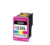 AWGSRZIU Cartucho de Tinta remanufacturado 123 XL Compatible con impresoras 123XL y Deskjet 2130 2131(HP 123xl 1c)
