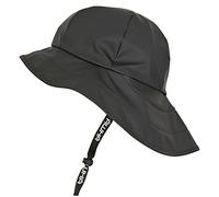AWHA Sombrero de Lluvia Negro/Unisex - Gorra Impermeable de ala Ancha y Orejeras