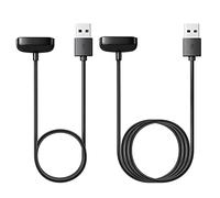 AWINNER Cargador compatible con Fitbit Charge 5, adaptador de cargador USB de repuesto, cable de carga para Charge5 Advanced Fitness & Health Tracker (paquete de 2)