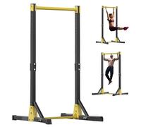 Awjaisca Estación de dominadas, soporta hasta 400 libras, estación de barra de dominadas portátil, soporte de barra de dominadas independiente para gimnasio en casa, estación de dominadas y inmersión